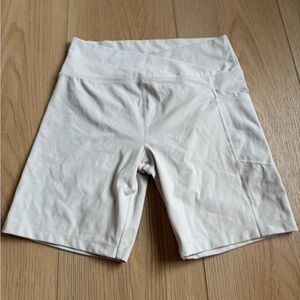 Calvin Klein Women's Cream Bike Shorts